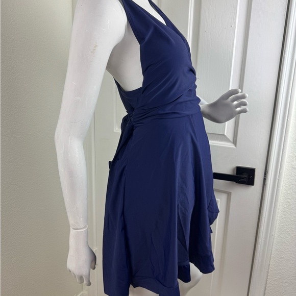 BLOOMCHIC Plain Ties Wrap Flutters Swim Dress Size 18-20. - Picture 7 of 17